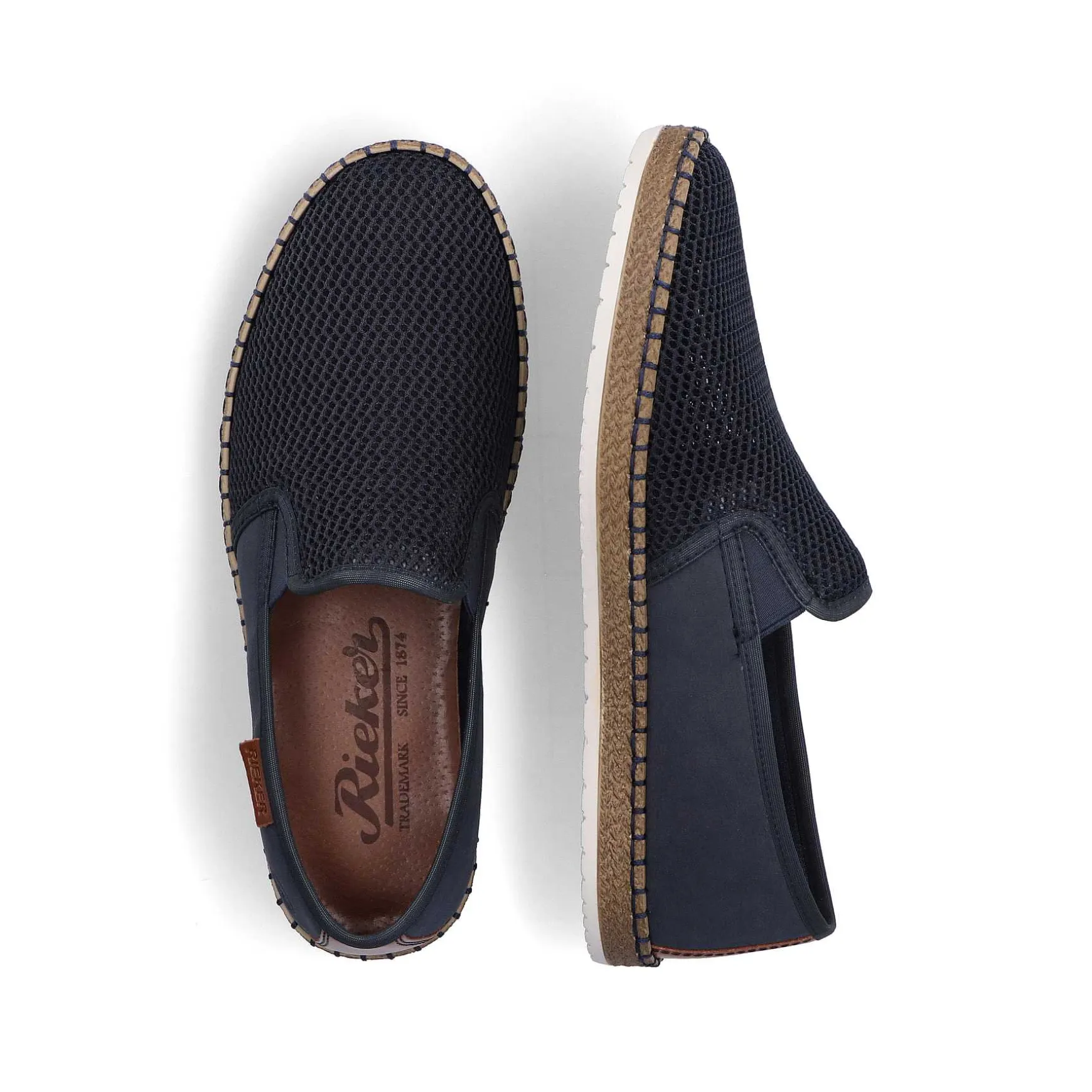 Rieker Men'S Slippers Pacific Blue