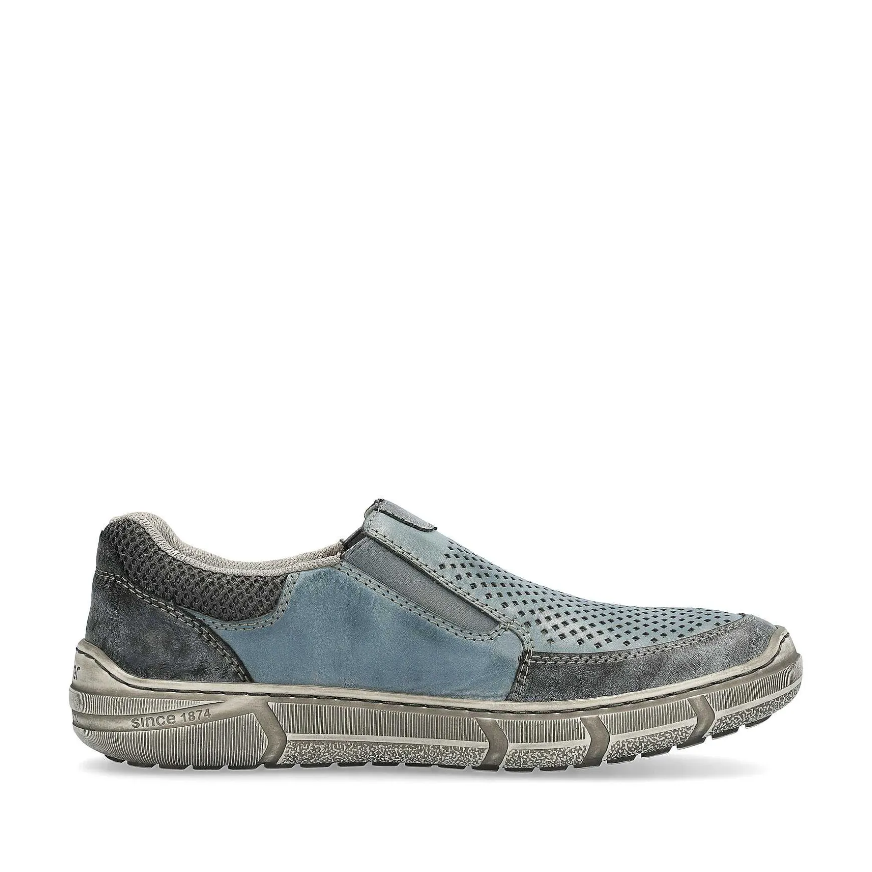 Rieker Men'S Slippers Slate Blue