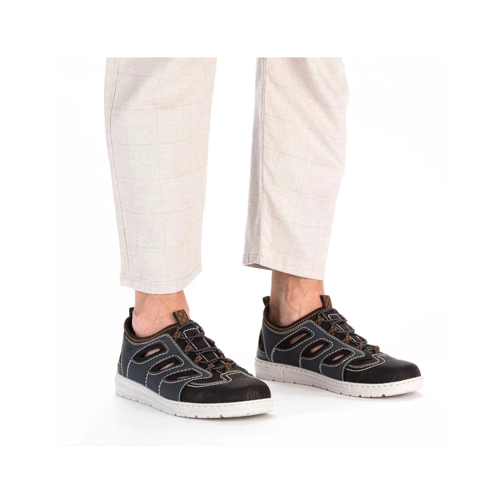 Rieker Men'S Slippers Slate Blue