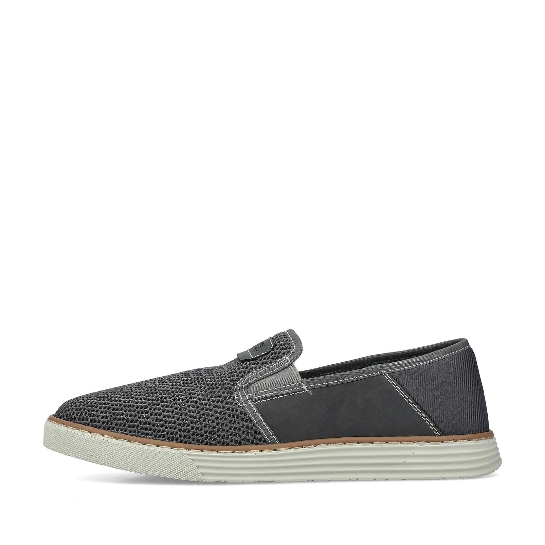 Rieker Men'S Slippers Stone Grey