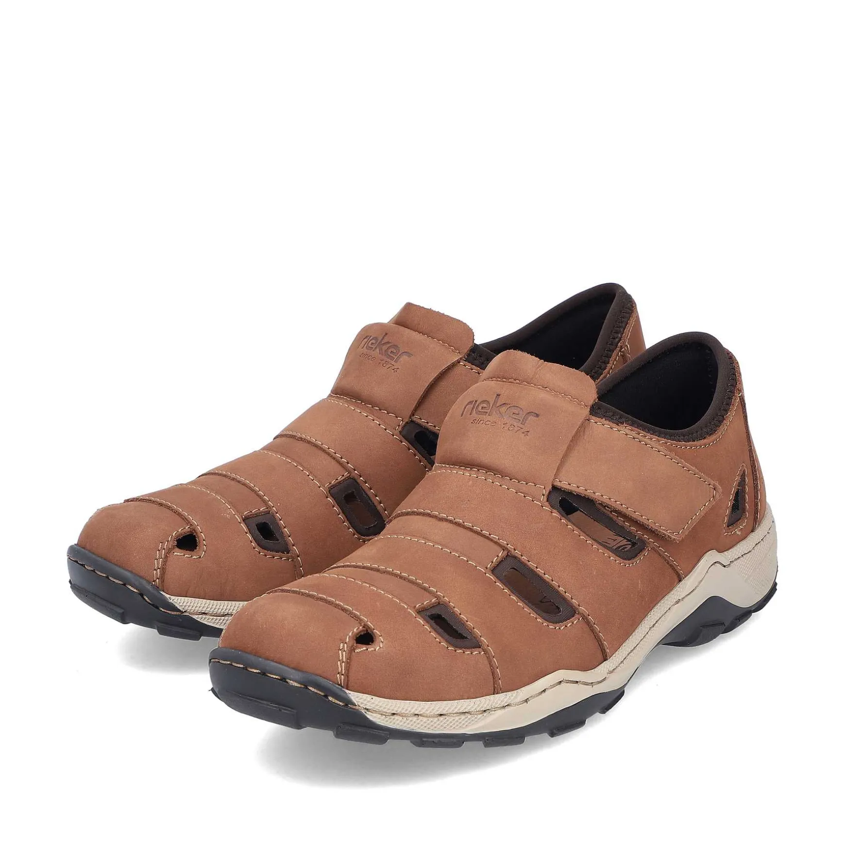 Rieker Men'S Slippers Wood Brown