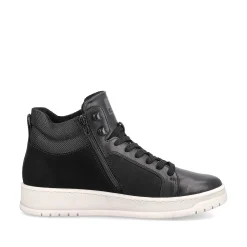 Rieker Men'S Sneaker High Steel Black