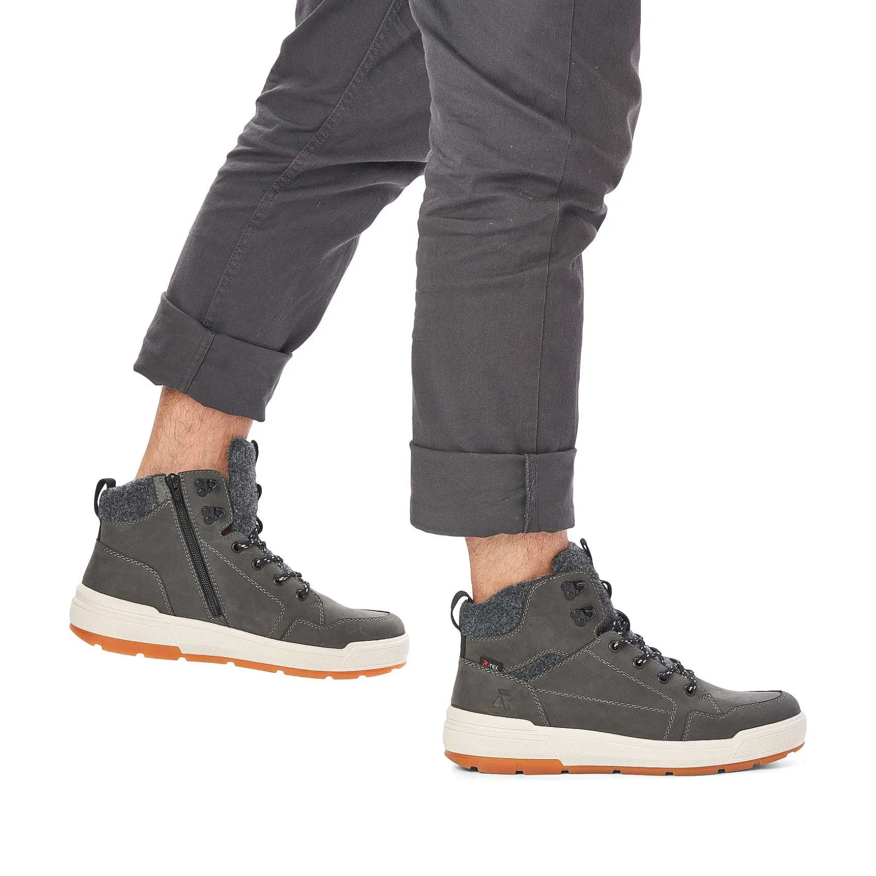 Rieker Men'S Sneaker High Graphite
