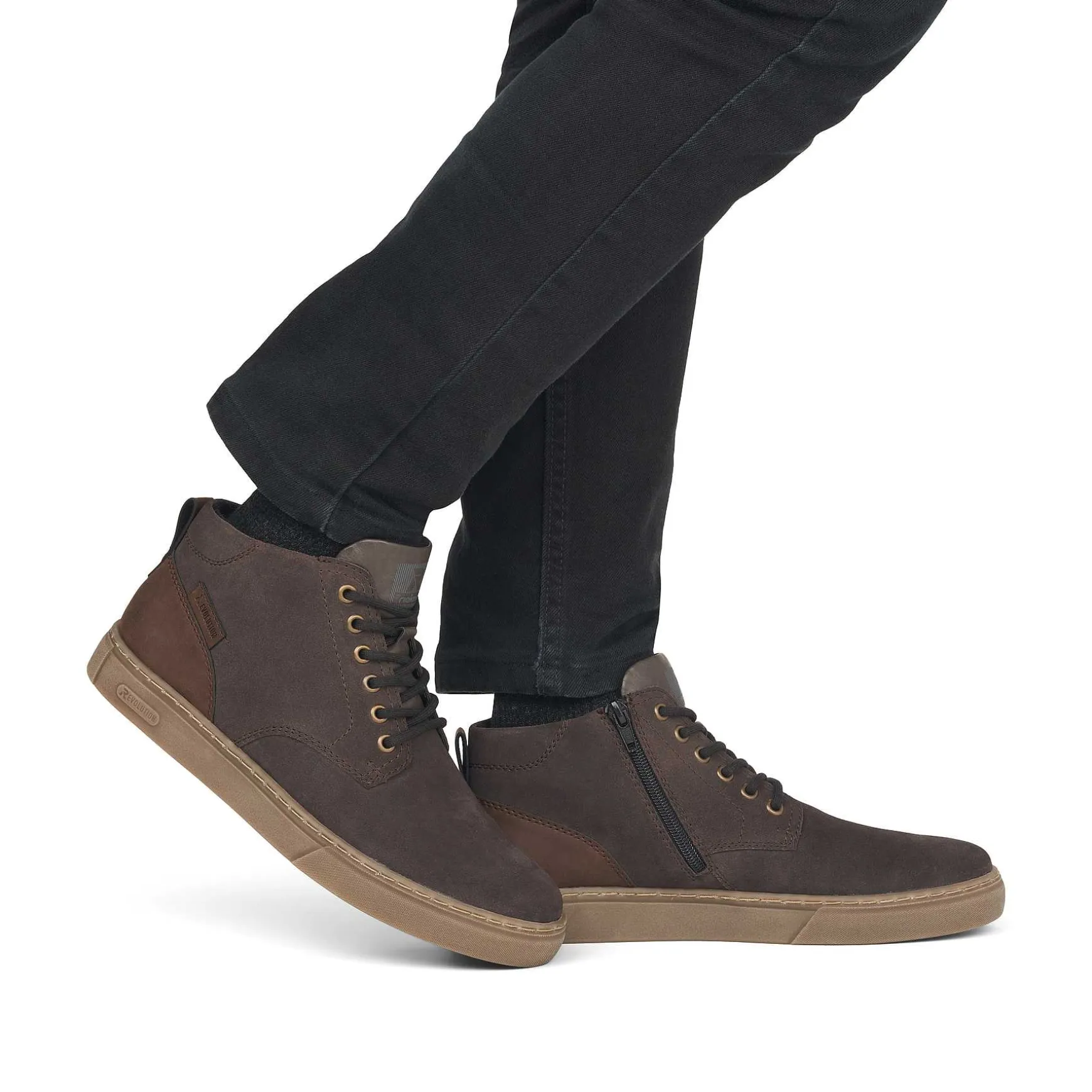 Rieker Men'S Sneaker High Dusty Grey