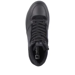 Rieker Men'S Sneaker High Steel Black