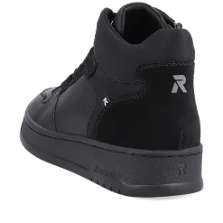 Rieker Men'S Sneaker High Steel Black