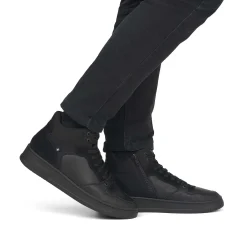 Rieker Men'S Sneaker High Steel Black