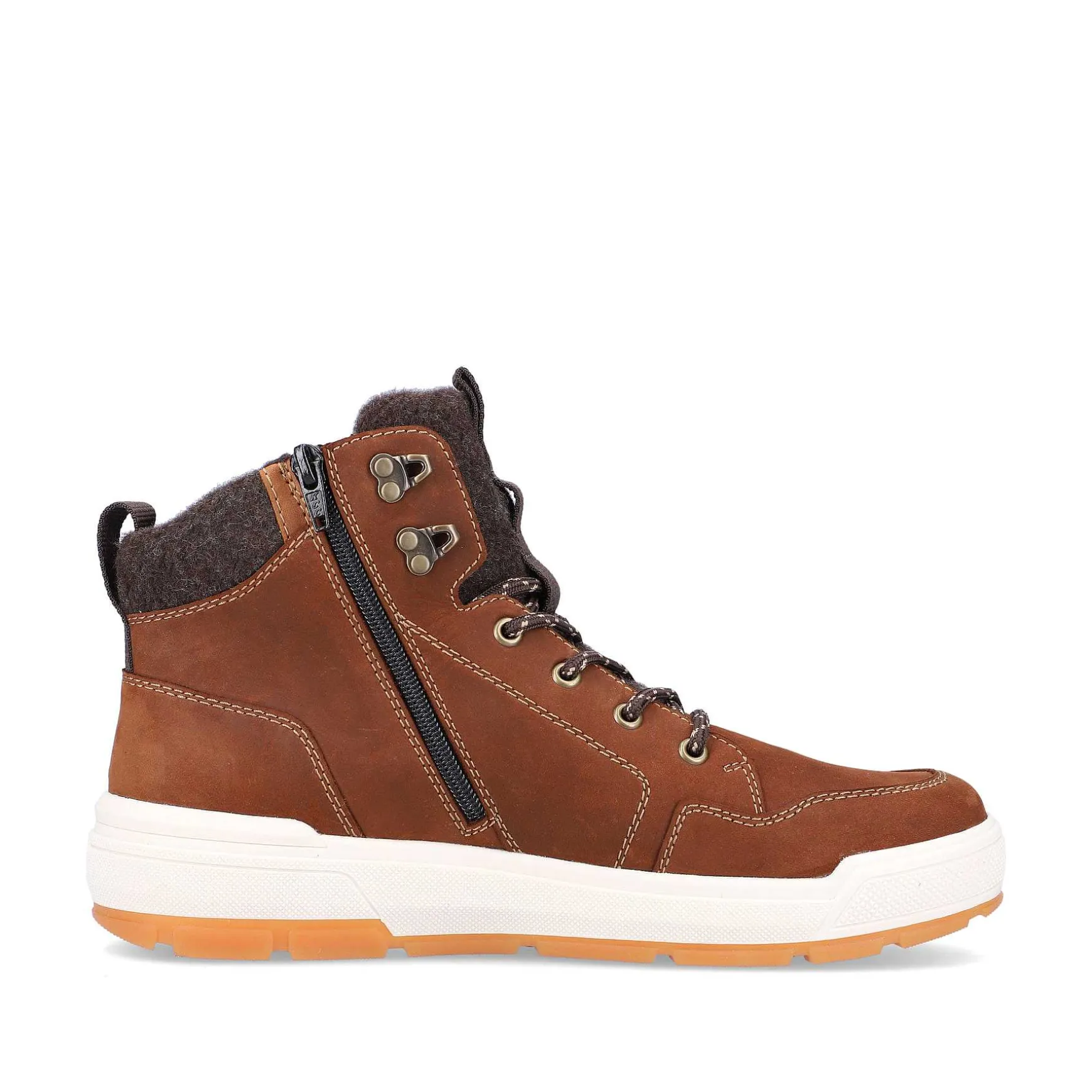 Rieker Men'S Sneaker High Nut Brown