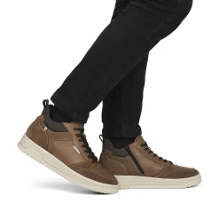 Rieker Men'S Sneaker High Caramel Brown