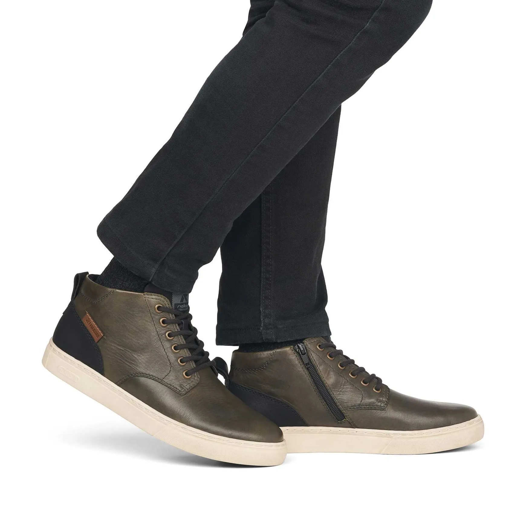 Rieker Men'S Sneaker High Quartz Grey