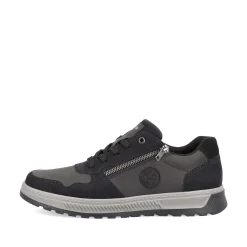 Rieker Men'S Sneaker Low Asphalt Black