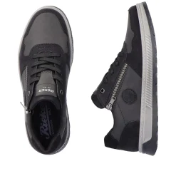 Rieker Men'S Sneaker Low Asphalt Black