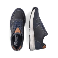 Rieker Men'S Sneaker Low Blue Gray