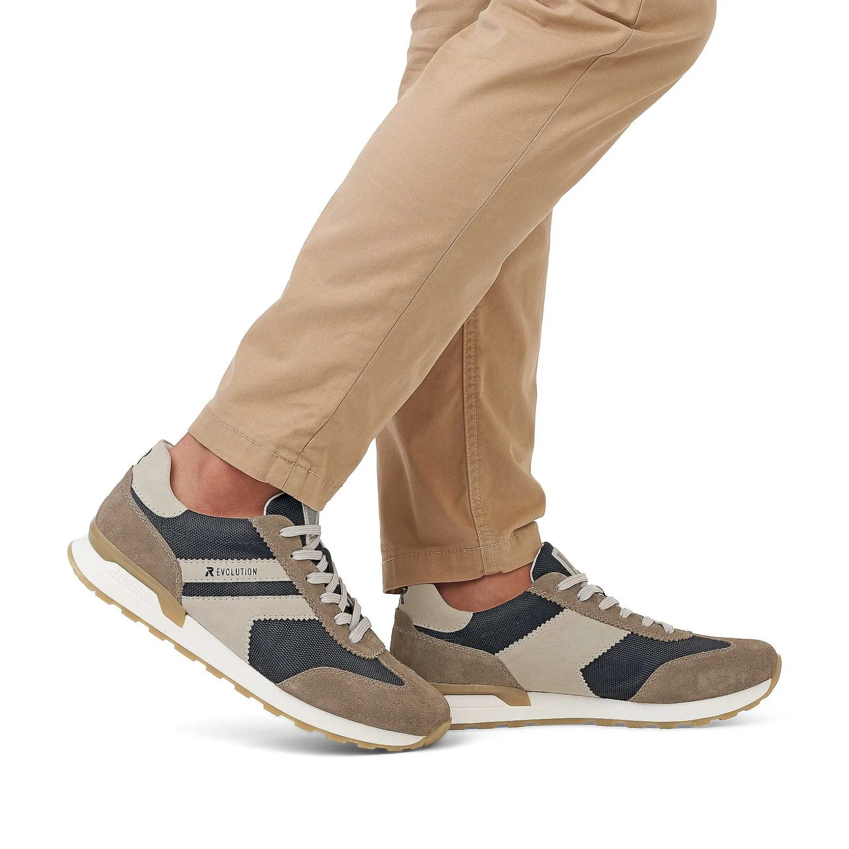 Rieker Men'S Sneaker Low Cinnamon Black