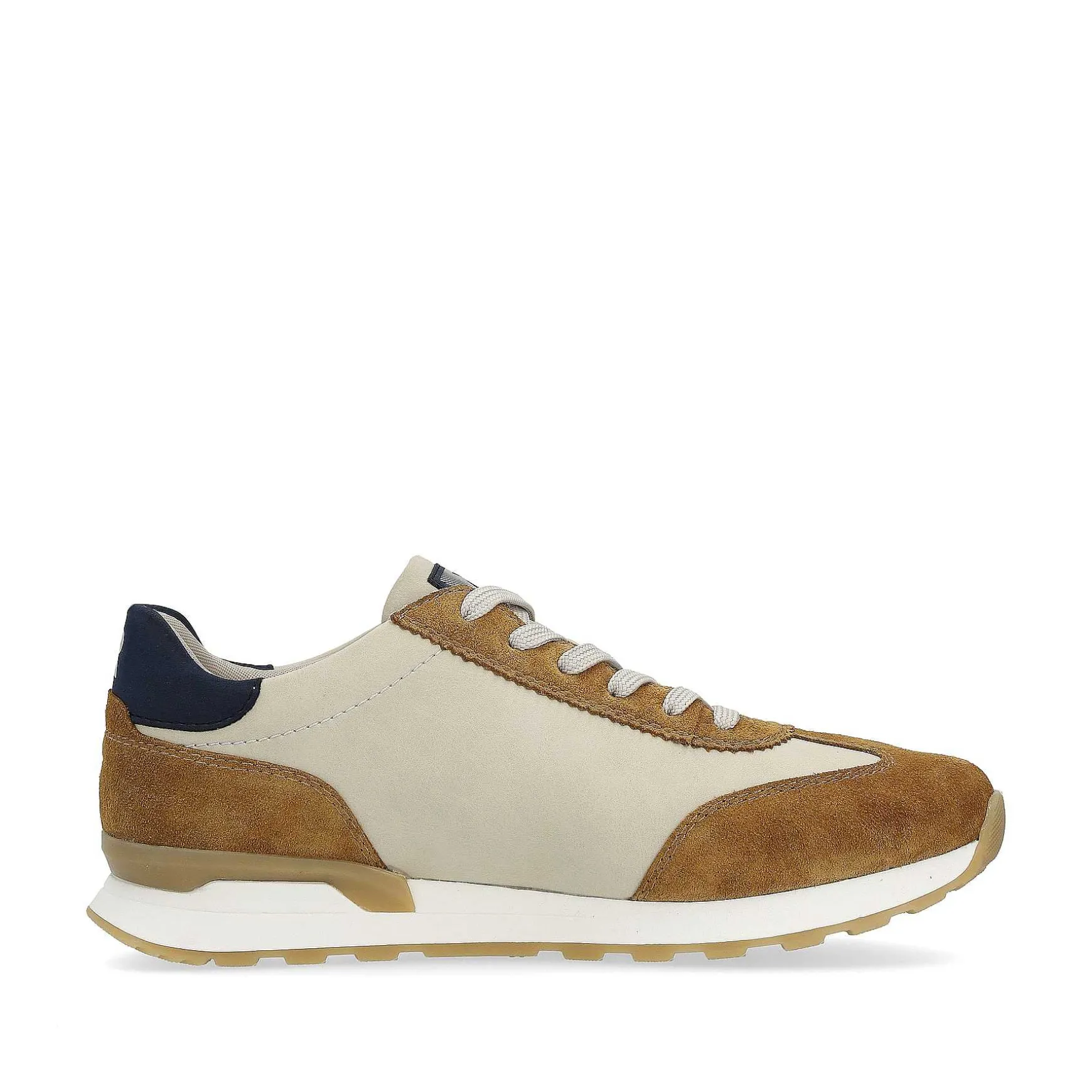 Rieker Men'S Sneaker Low Clay-Beige Nougat-Brown