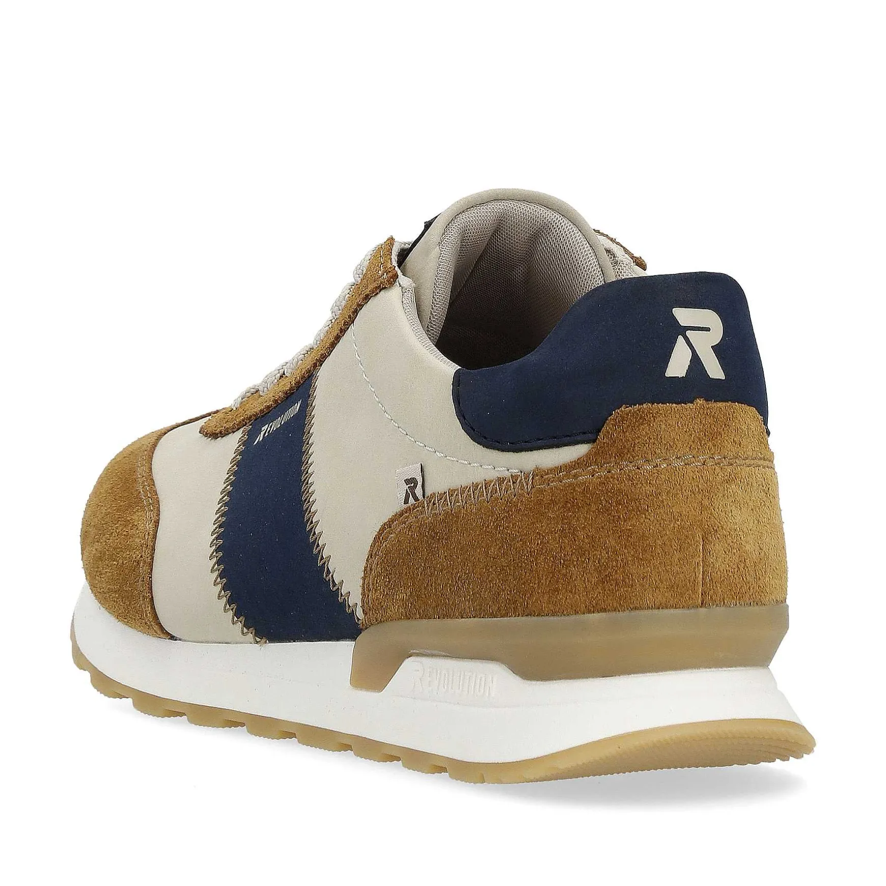 Rieker Men'S Sneaker Low Clay-Beige Nougat-Brown