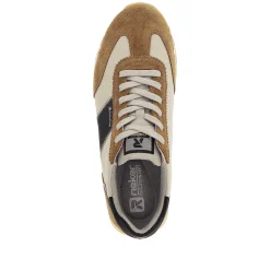 Rieker Men'S Sneaker Low Clay-Beige Nougat-Brown