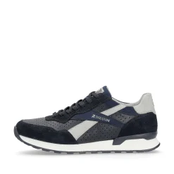 Rieker Men'S Sneaker Low Dark-Blue Dusty-Grey