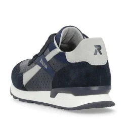 Rieker Men'S Sneaker Low Dark-Blue Dusty-Grey