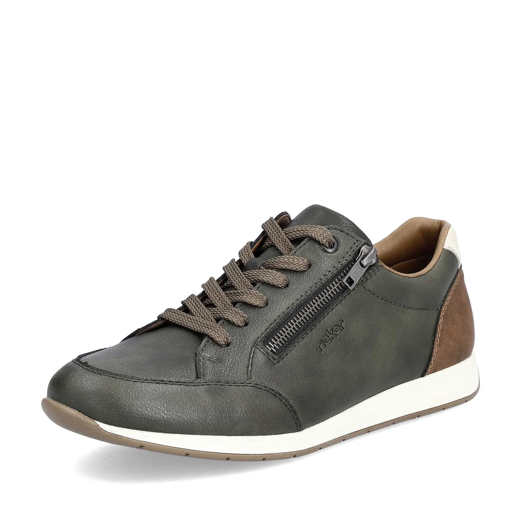 Rieker Men'S Sneaker Low Green Grey