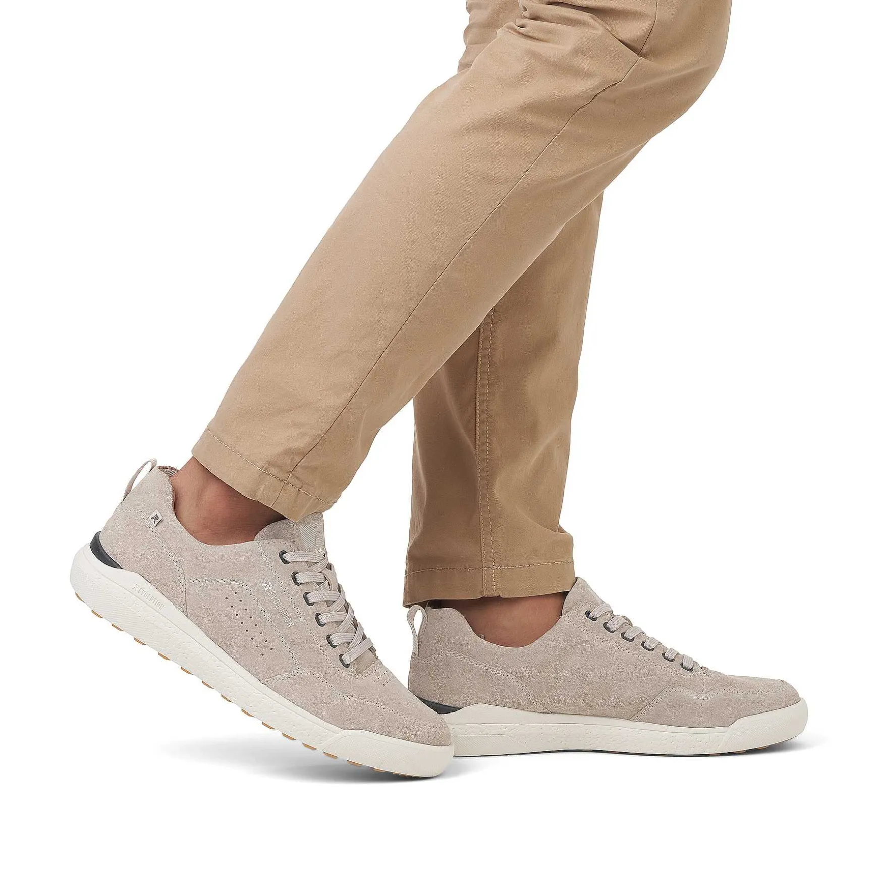 Rieker Men'S Sneaker Low Light Beige