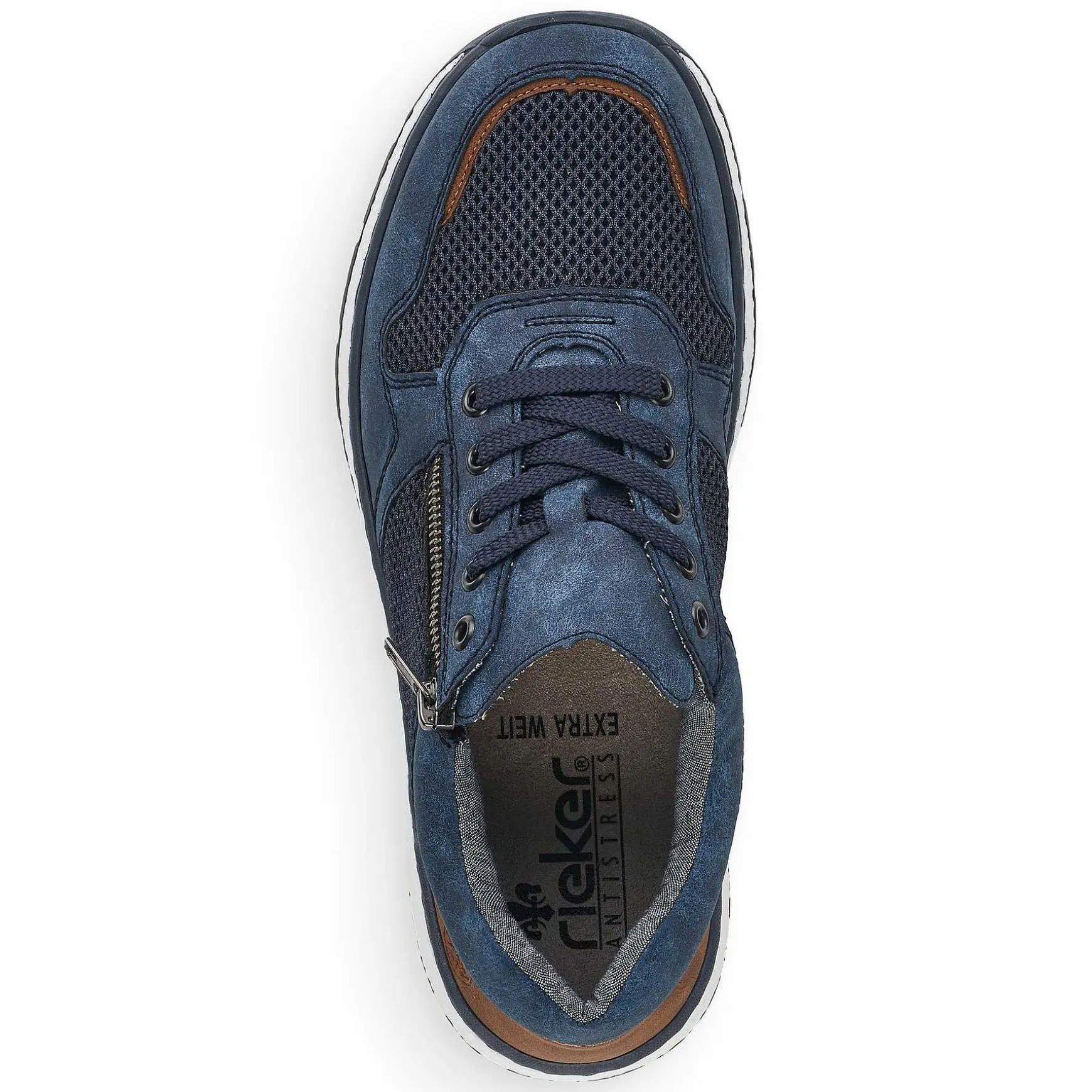 Rieker Men'S Sneaker Low Pacific Blue