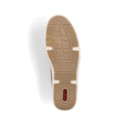 Rieker Men'S Sneaker Low Platinum Gray-Nut Brown