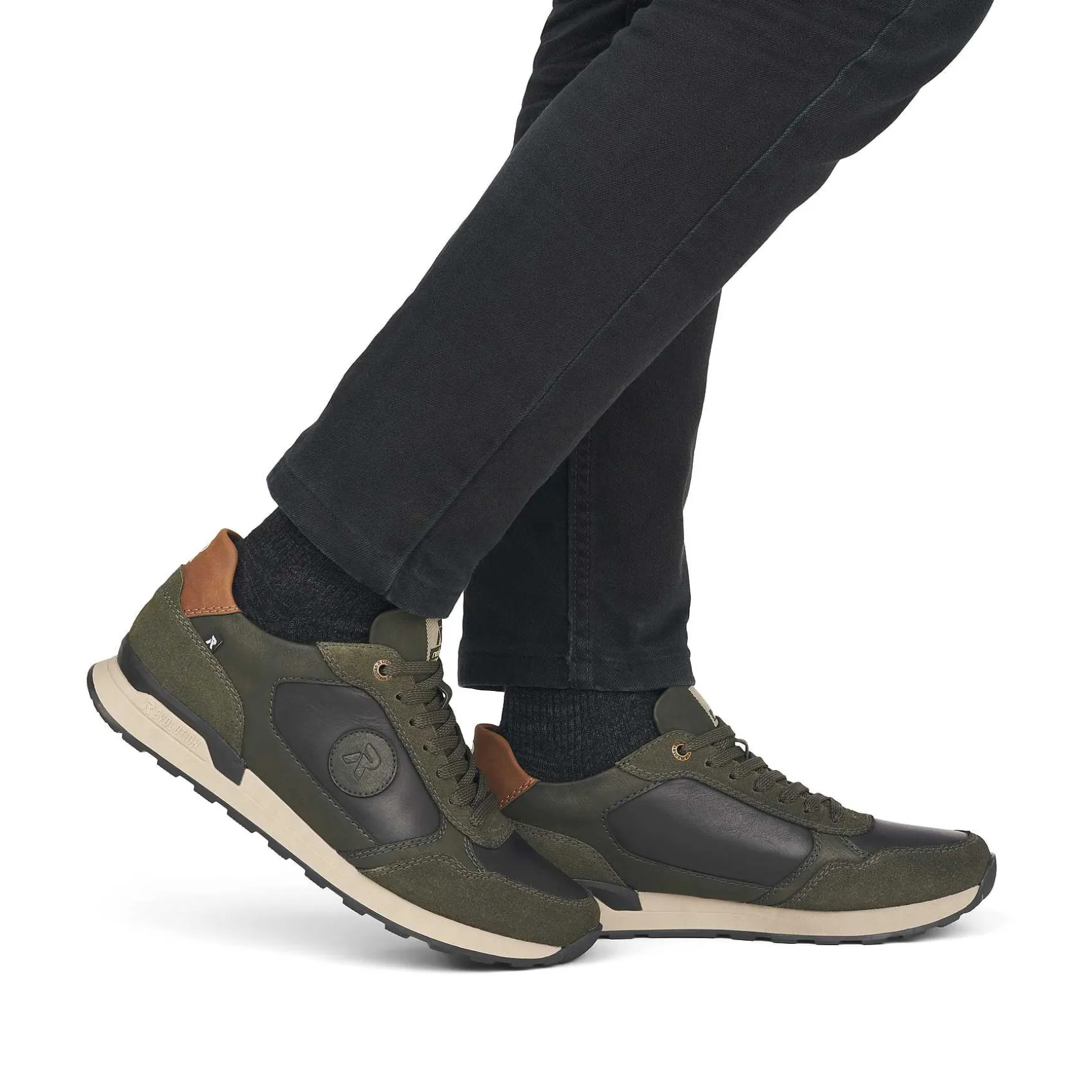 Rieker Men'S Sneaker Low Rainforest Green