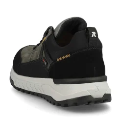 Rieker Men'S Sneaker Low Steel-Grey Deep-Black