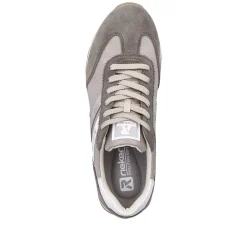 Rieker Men'S Sneaker Low Shadow-Grey Clay-Beige