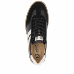 Rieker Men'S Sneaker Low Street Black