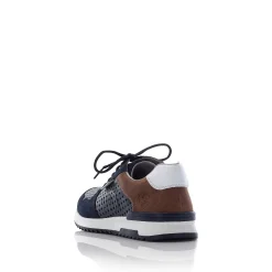 Rieker Men'S Sneaker Low Steel Blue