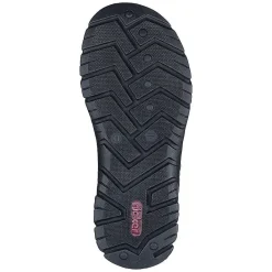 Rieker Men'S Trekking Sandals Dark Brown