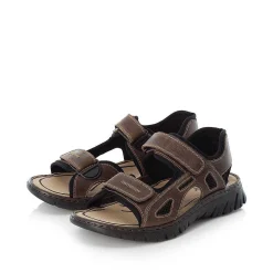 Rieker Men'S Trekking Sandals Dark Brown