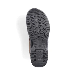 Rieker Men'S Trekking Sandals Coffee Brown