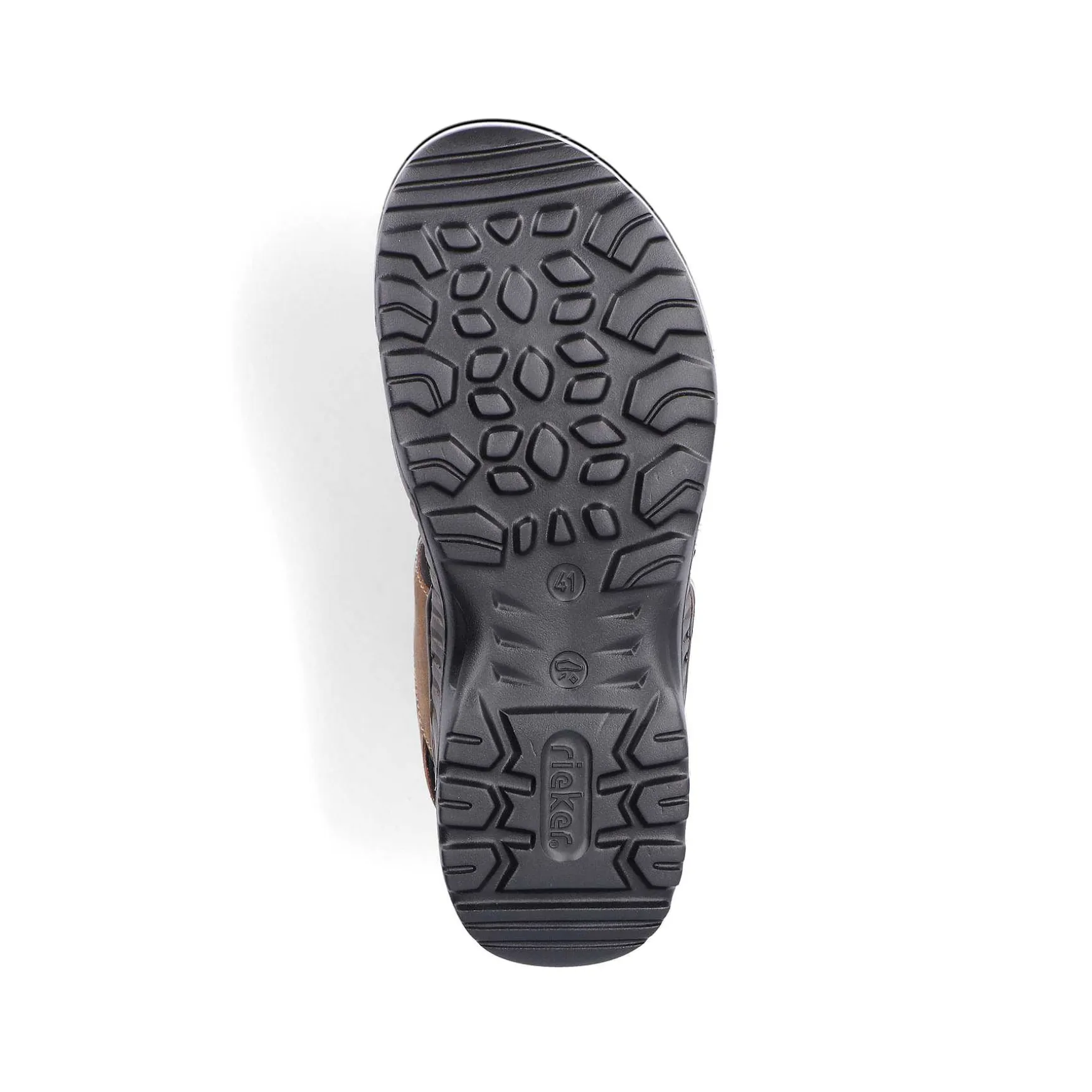 Rieker Men'S Trekking Sandals Coffee Brown
