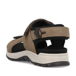 Rieker Men'S Trekking Sandals Light Brown