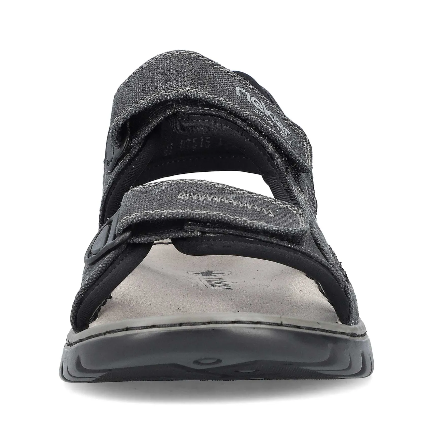 Rieker Men'S Trekking Sandals Stone Gray