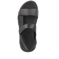 Rieker Men'S Trekking Sandals Midnight Black