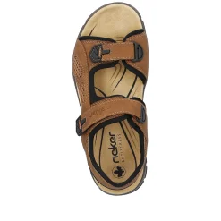 Rieker Men'S Trekking Sandals Wood Brown