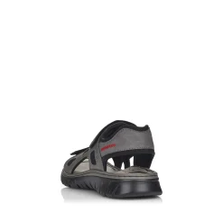 Rieker Men'S Trekking Sandals Rock Grey