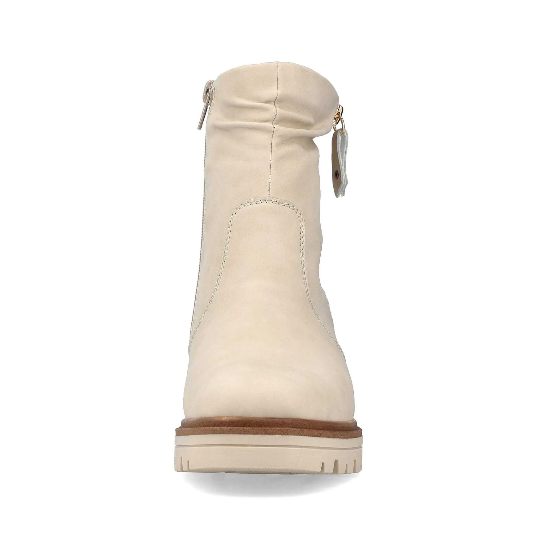 Rieker Women'S Ankle Boots Cream Beige