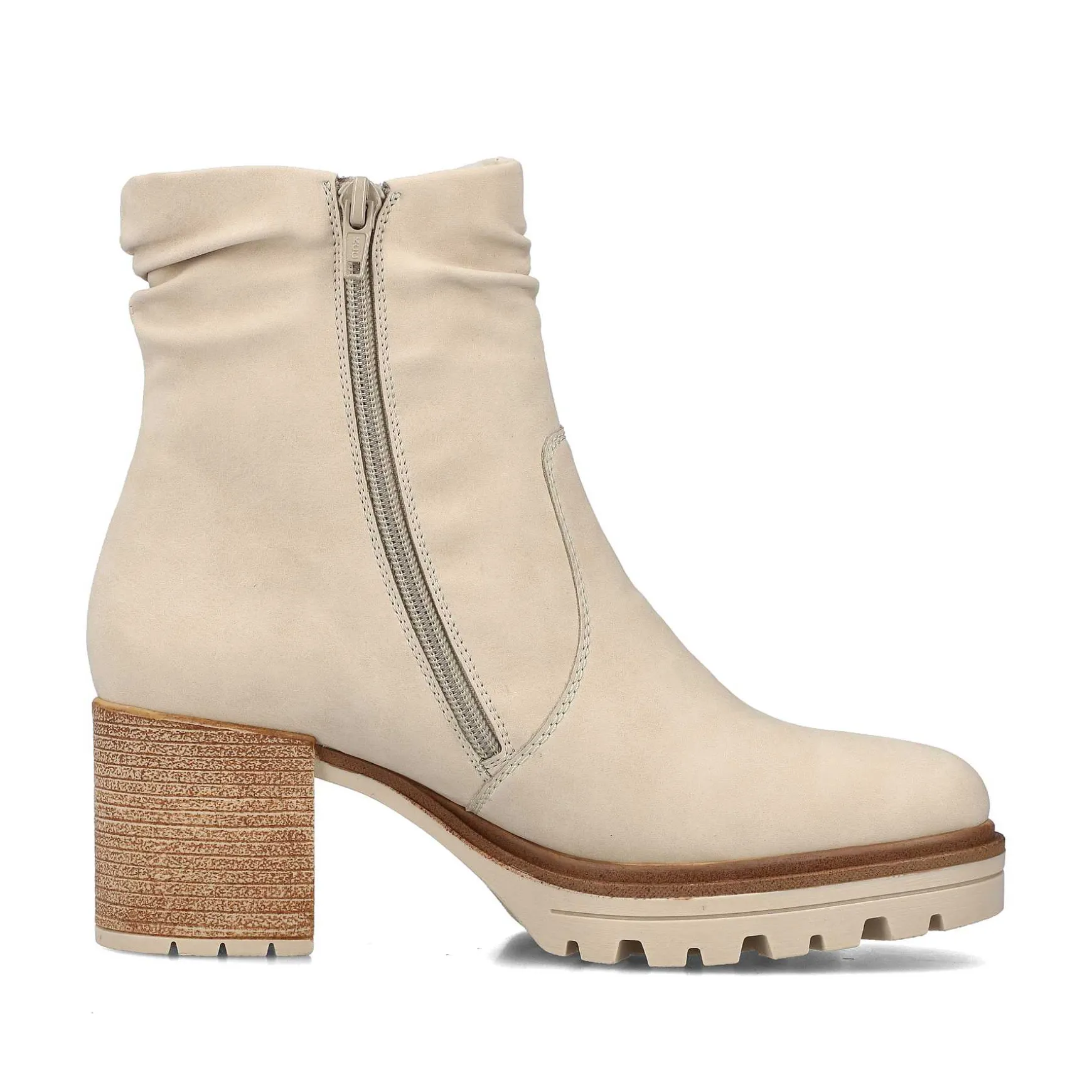 Rieker Women'S Ankle Boots Cream Beige