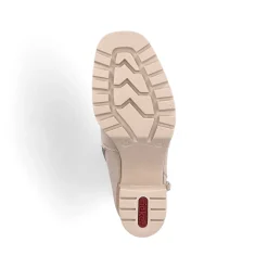 Rieker Women'S Ankle Boots Cream Beige