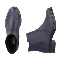 Rieker Women'S Ankle Boots Azure Blue