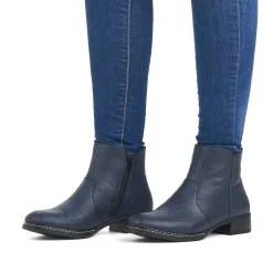 Rieker Women'S Ankle Boots Azure Blue