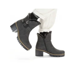 Rieker Women'S Ankle Boots Granite Gray