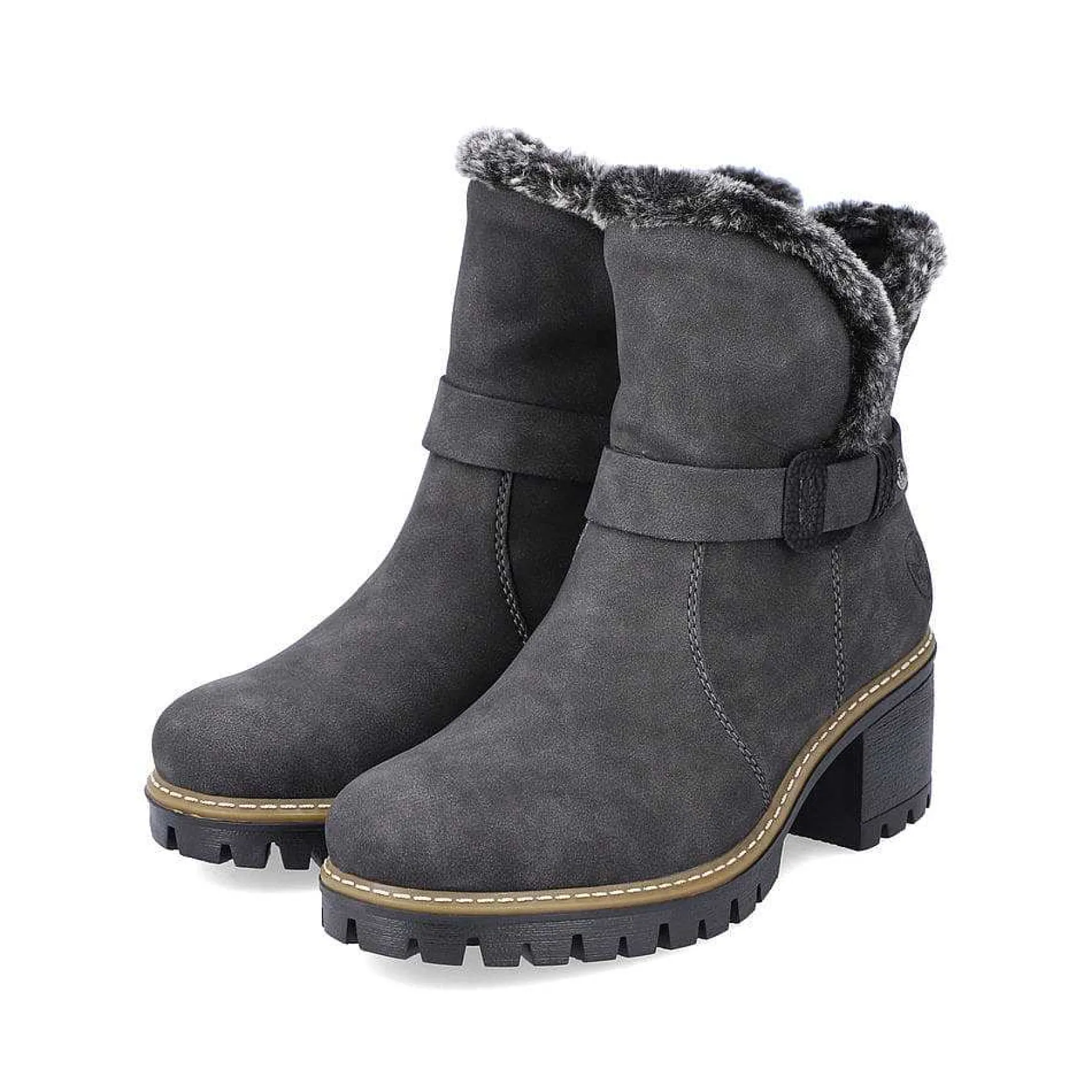 Rieker Women'S Ankle Boots Granite Gray
