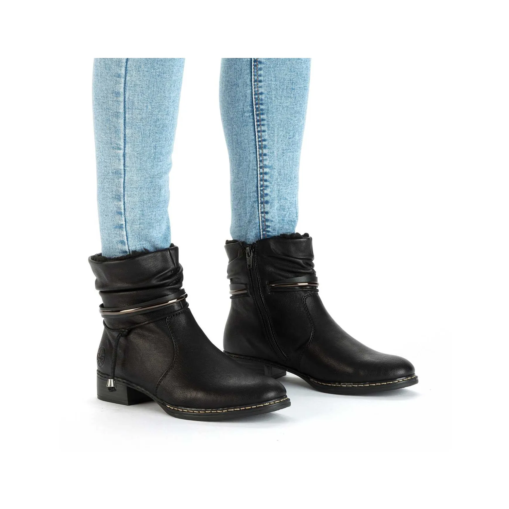 Rieker Women'S Ankle Boots Night Black