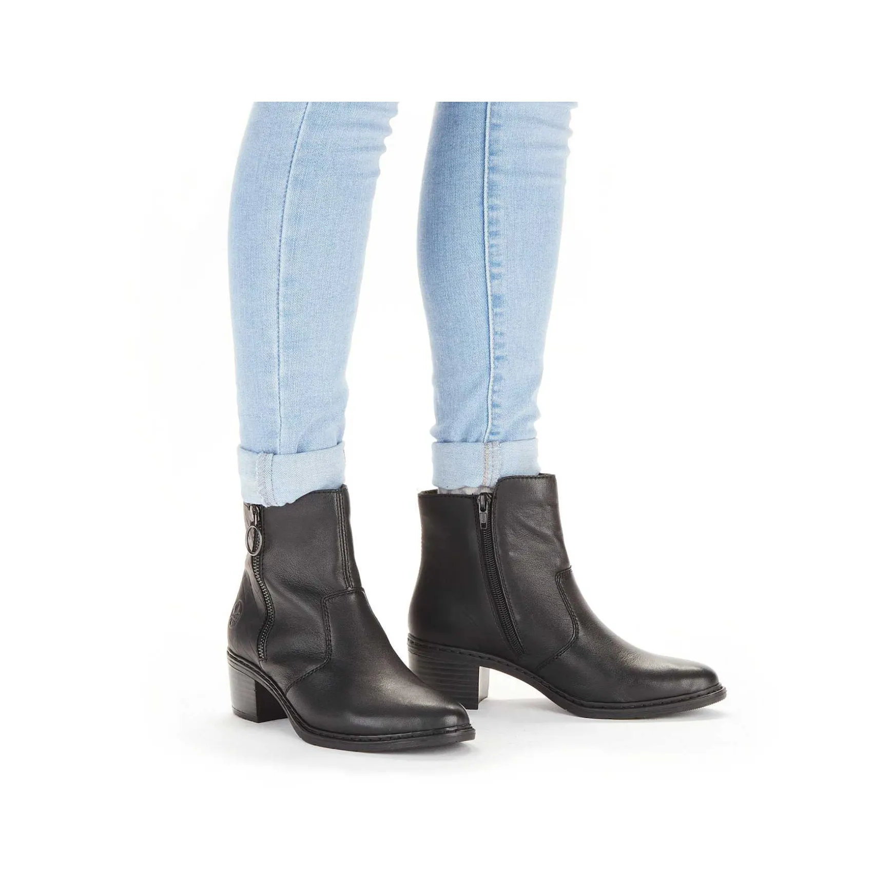 Rieker Women'S Ankle Boots Night Black